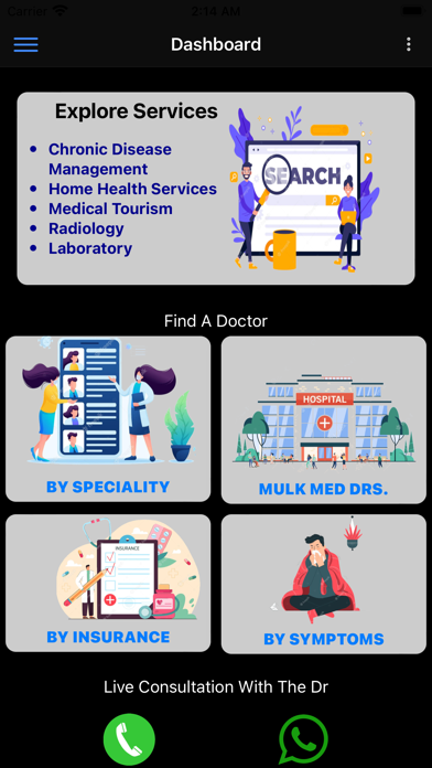 Mulk Med Healthcare Screenshot