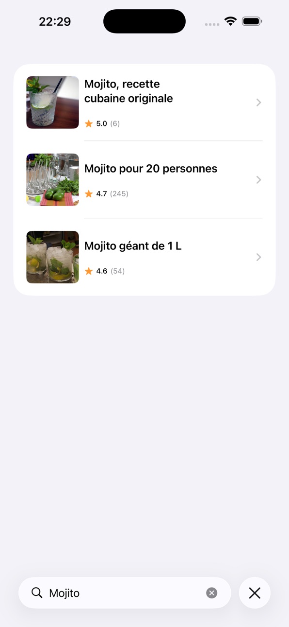 iPhone screenshot