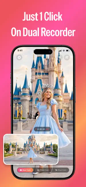 Dual Camera: Record Front-Back screenshot 1
