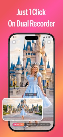 DualCamera: Record Front-Back iPhone screenshot