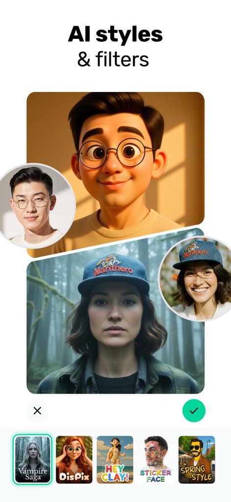 Photo Collage - Collageable - KI-Stile & Filter