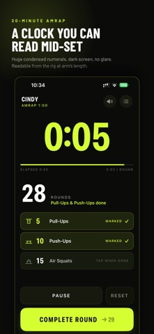 SpiderFit: Cindy Timer Screenshot 1 of 3
