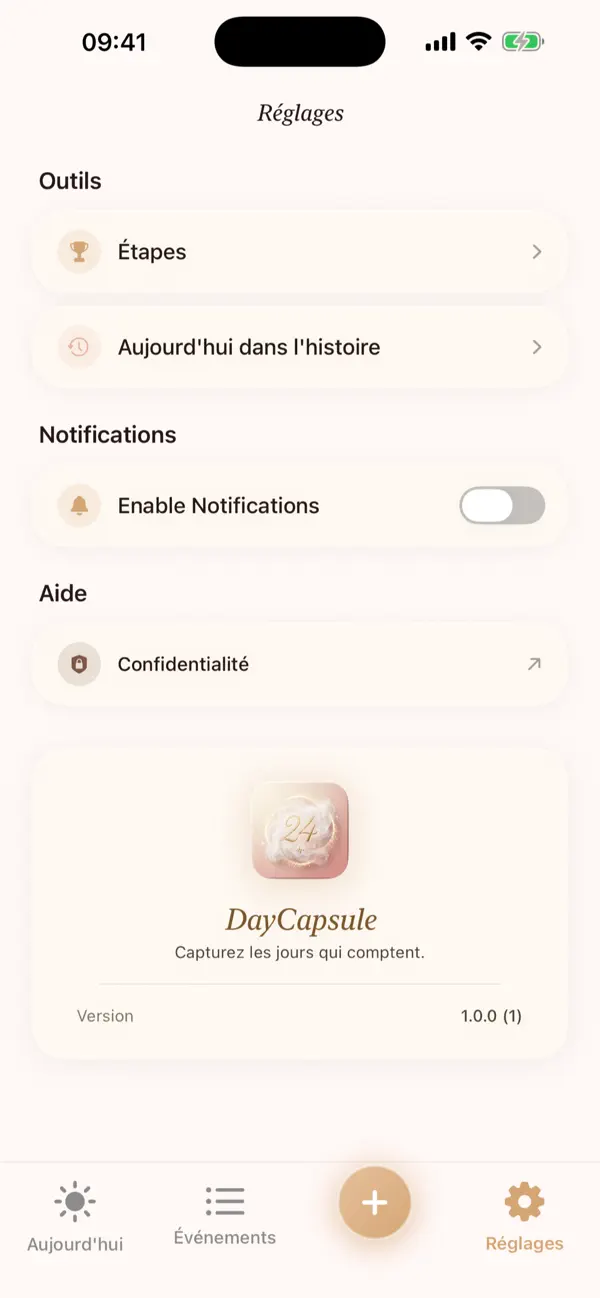 Screenshot #2 pour DayCapsule : Compte à Rebours