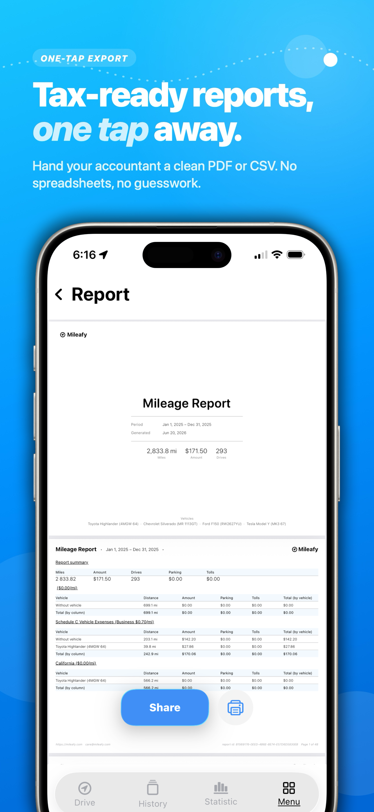 Mileage Tracker & Log: Mileafy screenshot 4