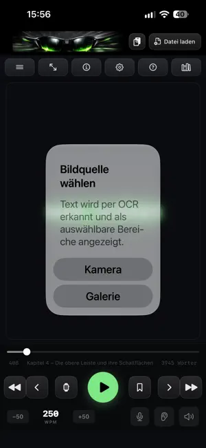 RaSiVoP: Schnelllesen & OCR screenshot 1