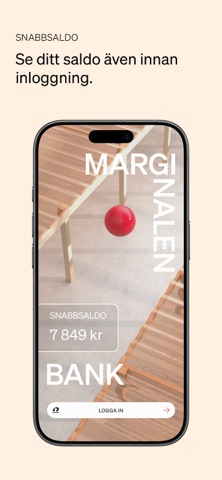 Marginalen Bank Privat app screenshot