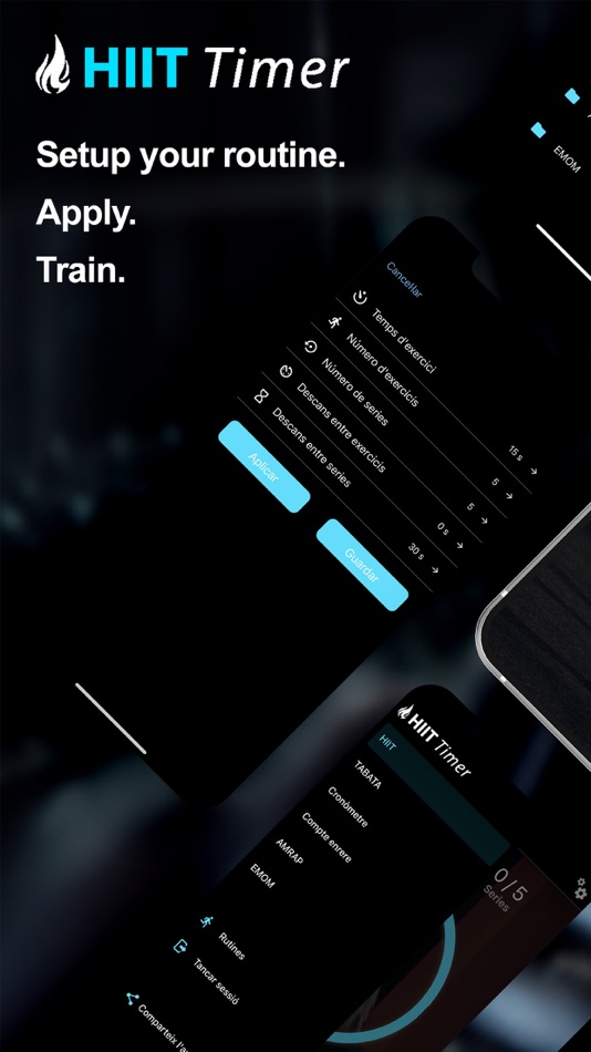 #1. HIIT Timer - Training timer (iOS) Av: Marc Prez Calmet