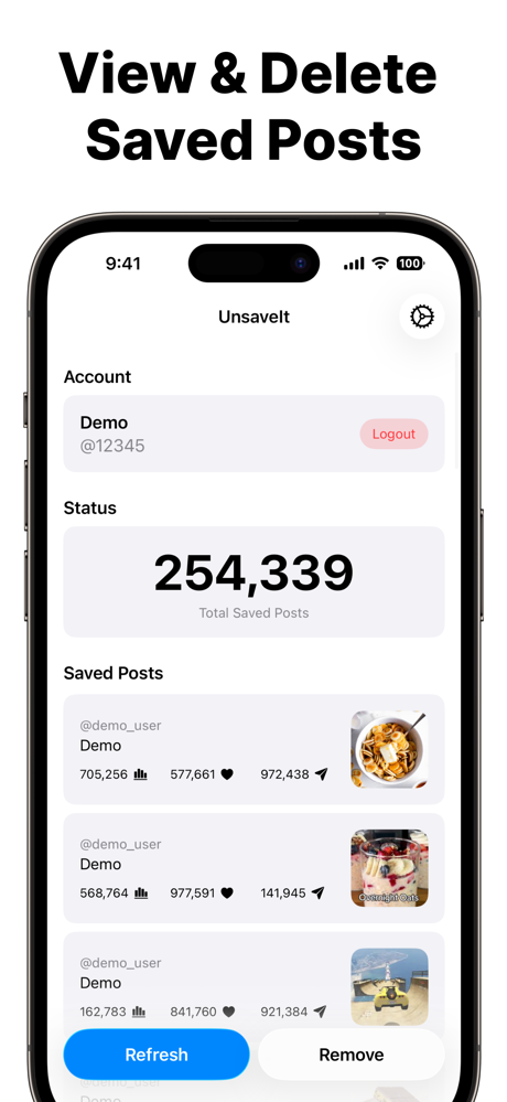 Remove Saved Videos: UnsaveIt screenshot 2