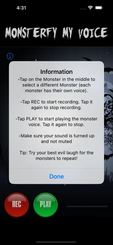 Monsterfy My Voice screenshot 4 of 5
