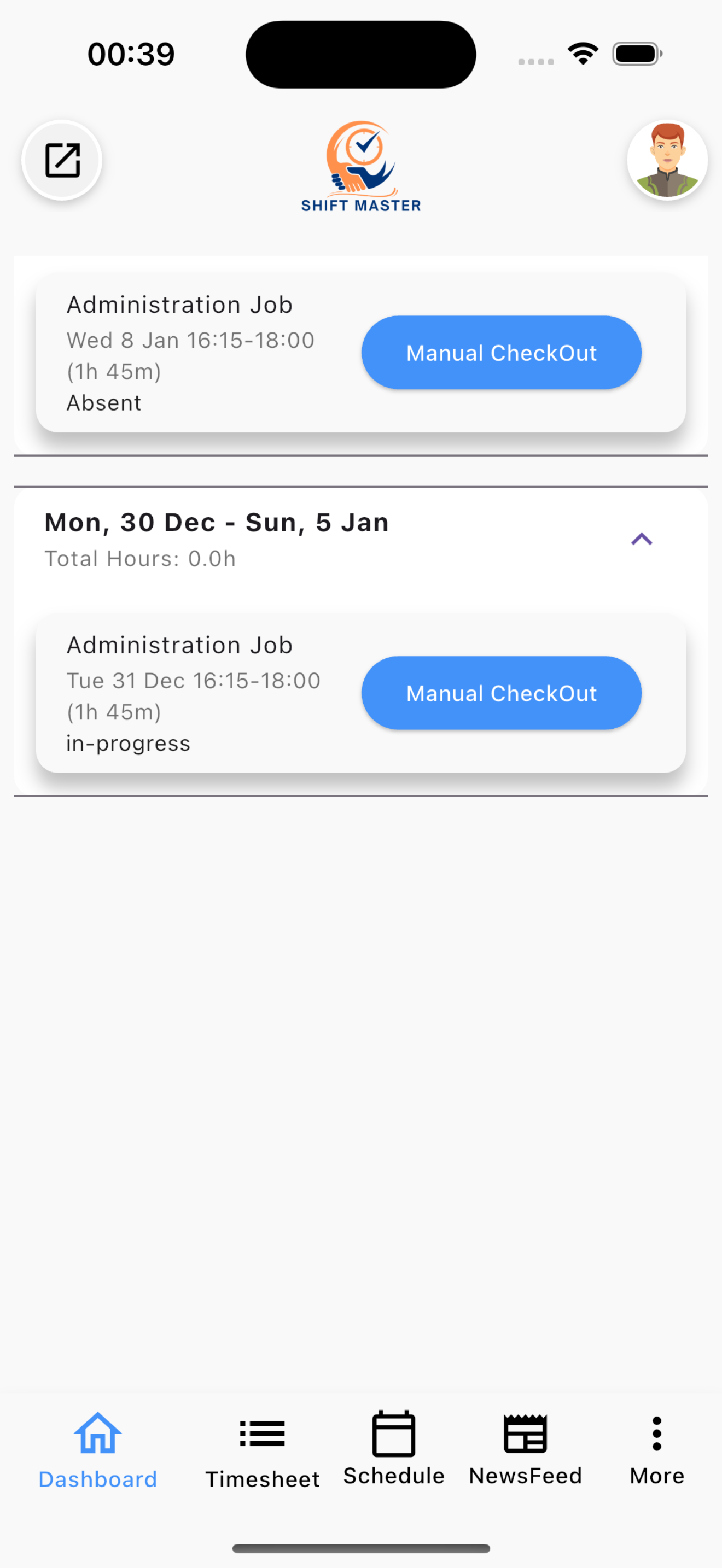Shift Master screenshot 2
