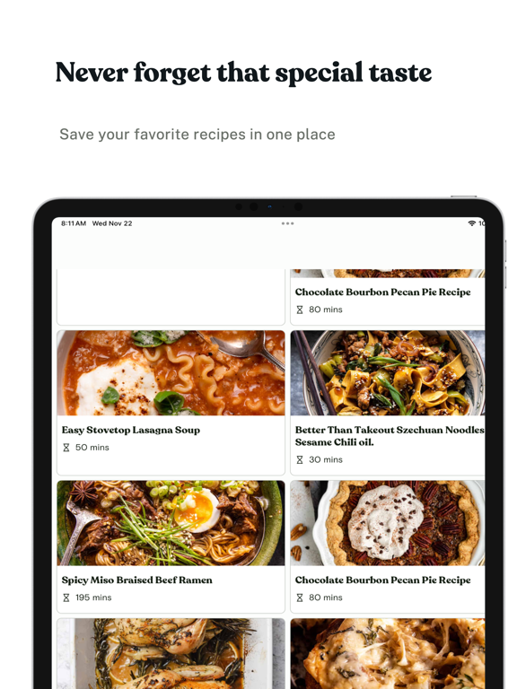 Souschef | Recipe Keeper iPad screenshot 3 - Food & Drink app