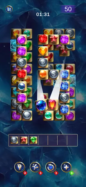 Jewel Coin Puzzle Match 3 screenshot 2