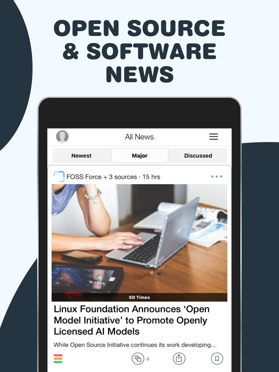 Screenshot #4 pour Open Source & Software News