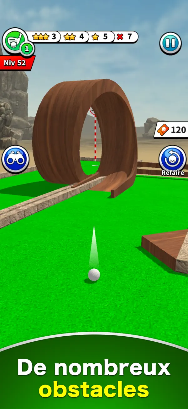 Screenshot #1 pour Mini Golf 1000 (mini-putt)