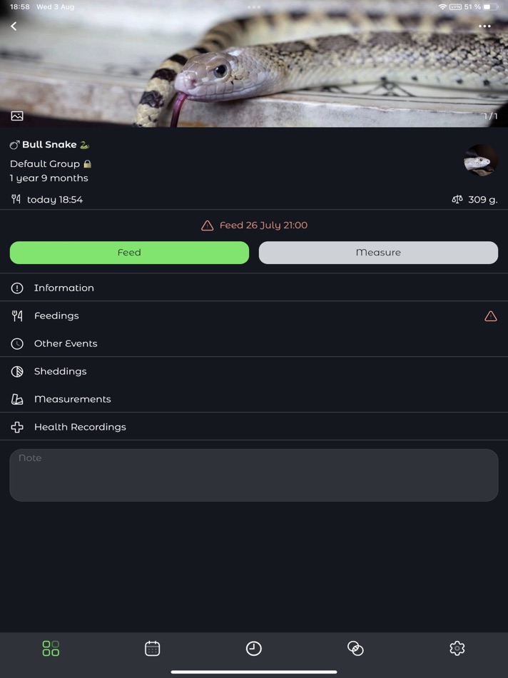 #2. Reptile Rocket: pet tracker (iOS) Podle: Mikhail Agapov