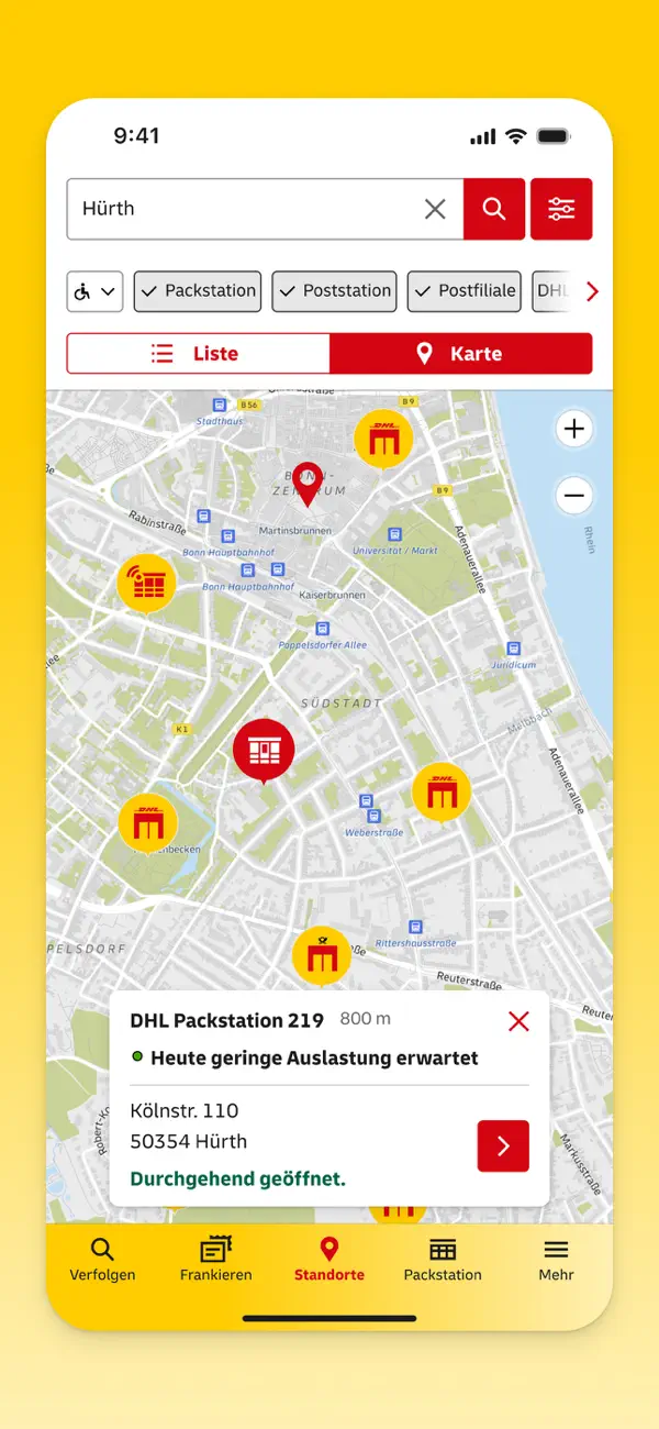 Post & DHL Screenshot 6