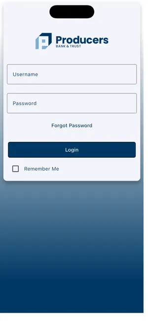 Producers Bank & Trust Mobile screenshot 1