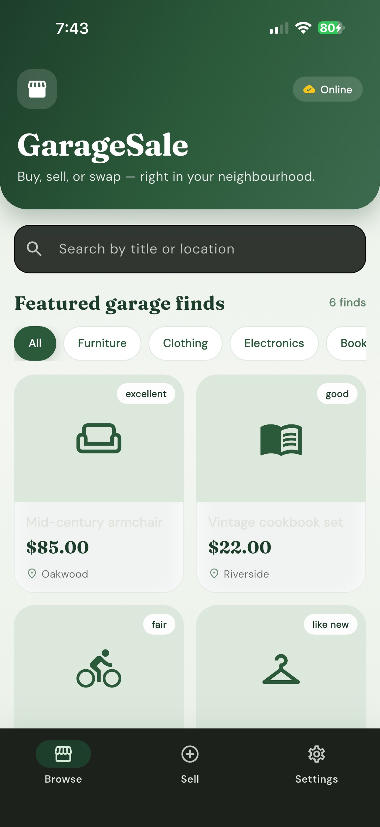 Screenshot 2 of Garagesalemax