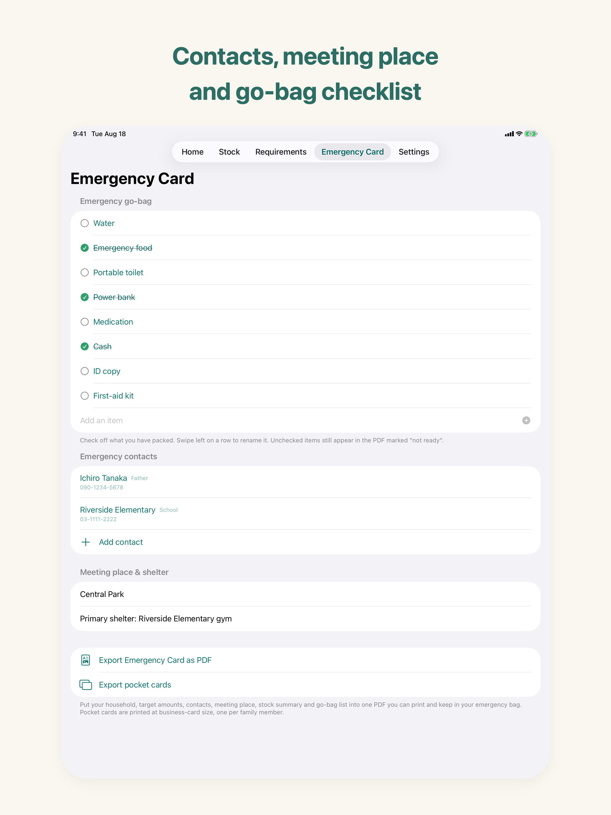 Sonalog: Home Disaster Prep screenshot 9