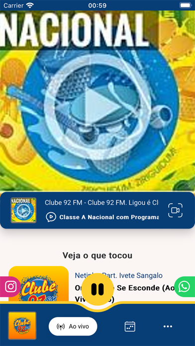 Clube 92 FM Votuporanga Screenshot