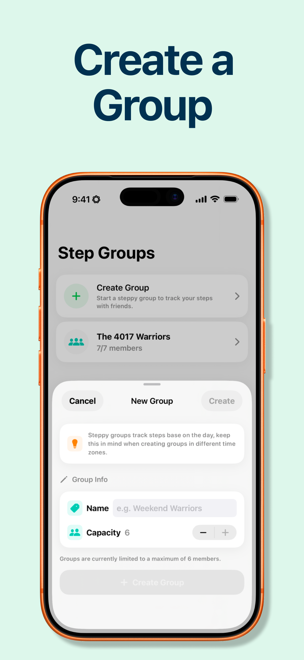 Steppy: Steps with Friends