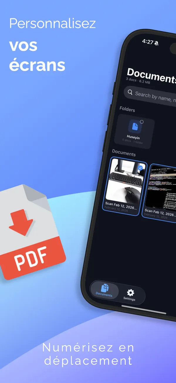 Screenshot #1 pour Easy Scan PDF Scanner
