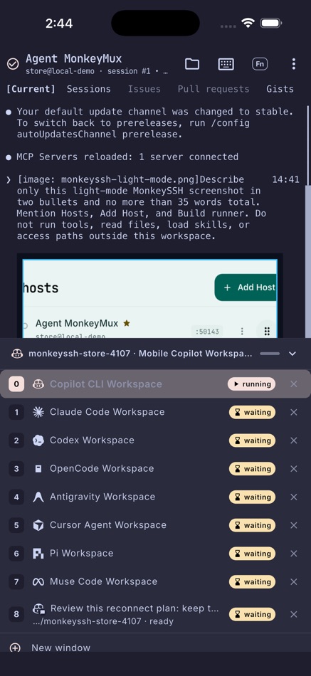 #4. MonkeySSH (iOS) Podle: Depollsoft