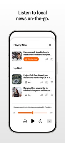The Banner: Maryland News iPhone screenshot