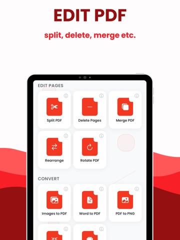 PDF Converter • Convert to PDF iPad screenshot