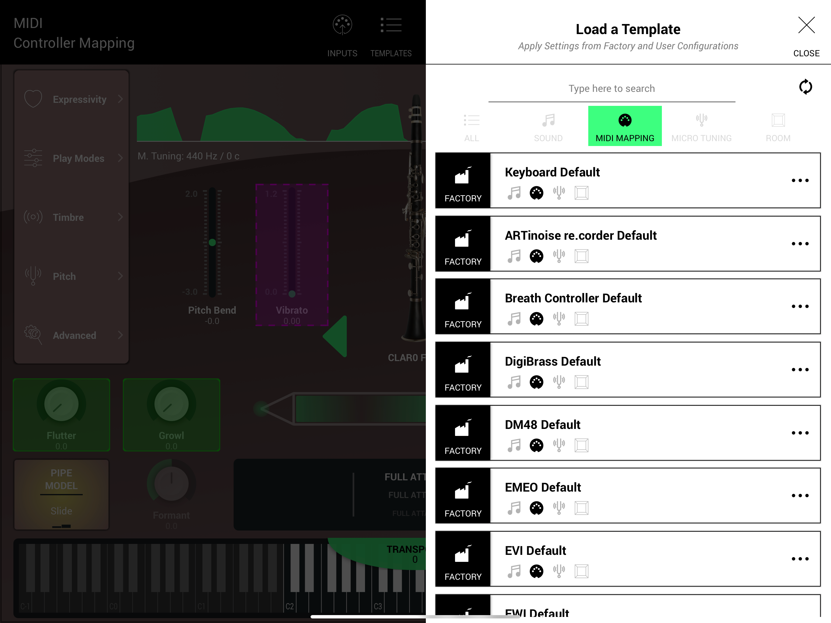 SWAM Clarinet screenshot 18
