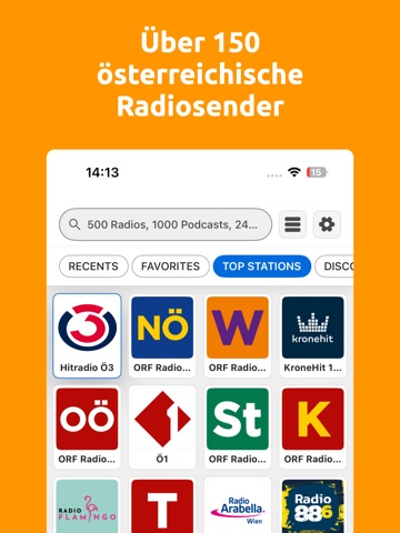 Radio Austria / Österreich FM iPad screenshot