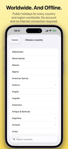 Holidaily iPhone screenshot