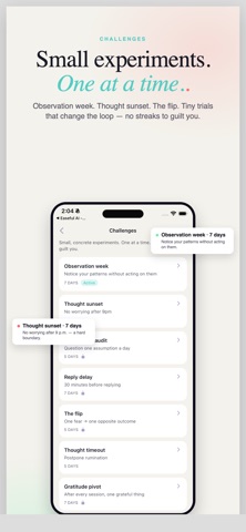 ClearSpiral: Stop Overthinking iPhone screenshot