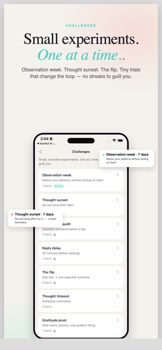 ClearSpiral: Stop Overthinking Screenshot 3 of 10
