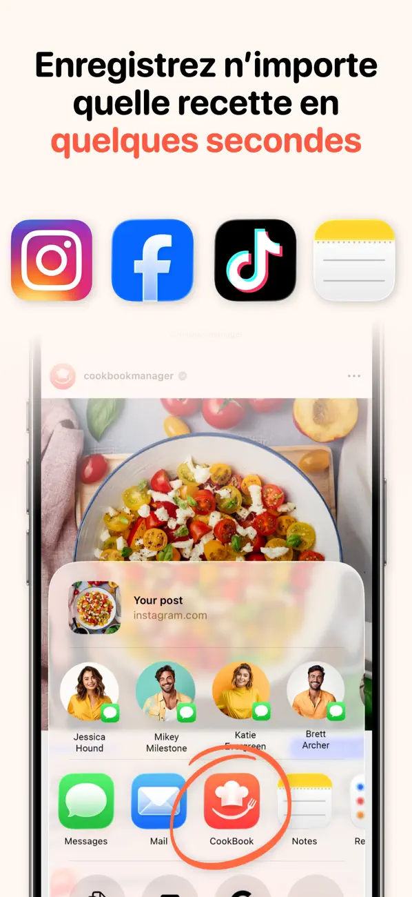 Screenshot #2 pour CookBook: Carnet de recettes