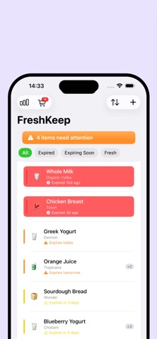 FreshKeep: Expiry Tracker Screenshot 1 of 5