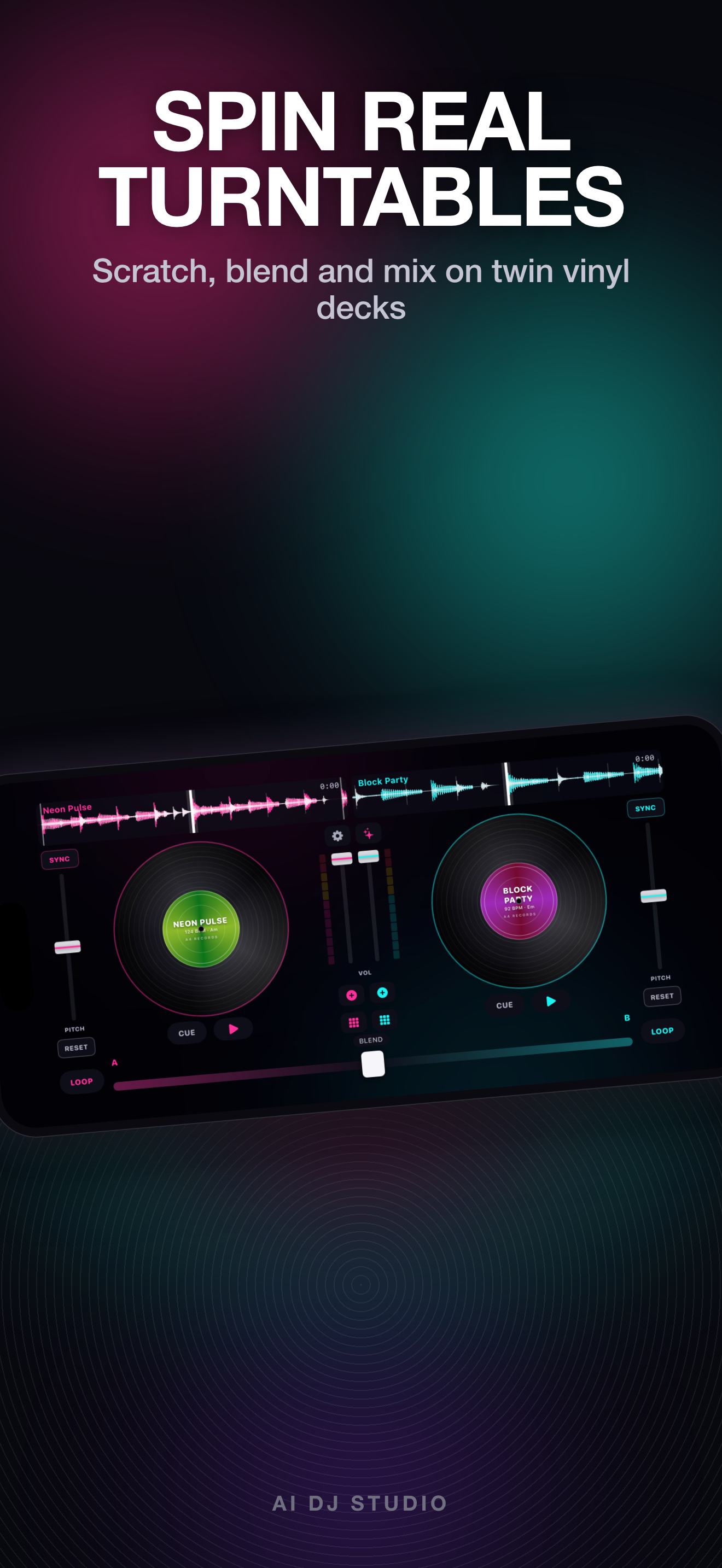 AI DJ Studio: Vinyl & Mixer screenshot 2