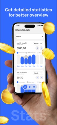 Hours Tracker - Work Monitor screenshot 2