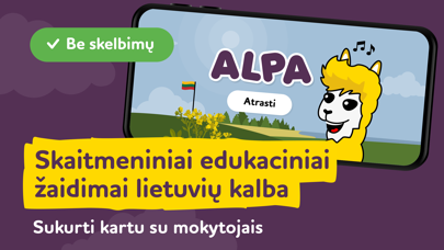 Edukaciniai žaidimai ALPA Screenshot