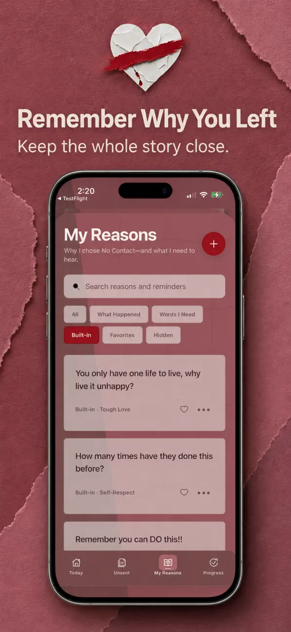 Screenshot #2 pour No Contact Rule