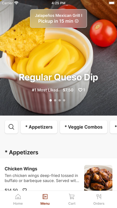 Screenshot 2 of Jalapenos Mexican Grill, INC. App