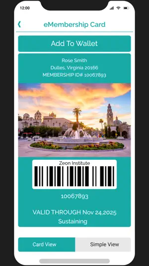 eMembership Card screenshot 4