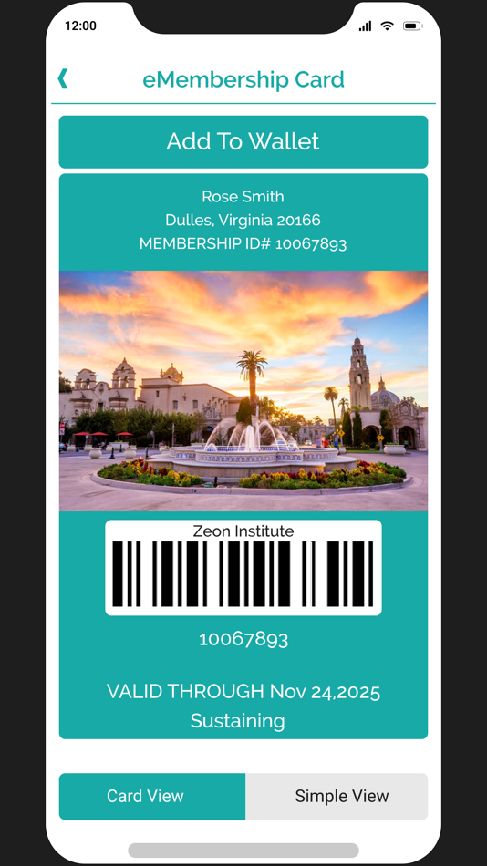 #4. eMembership Card (iOS) By: InfiCare Technologies
