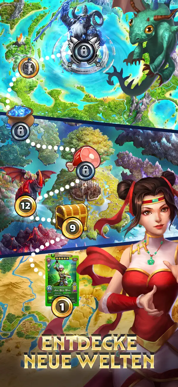 Empires & Puzzles: Match-3 RPG iPhone Spiel Screenshot 5 – Spiele