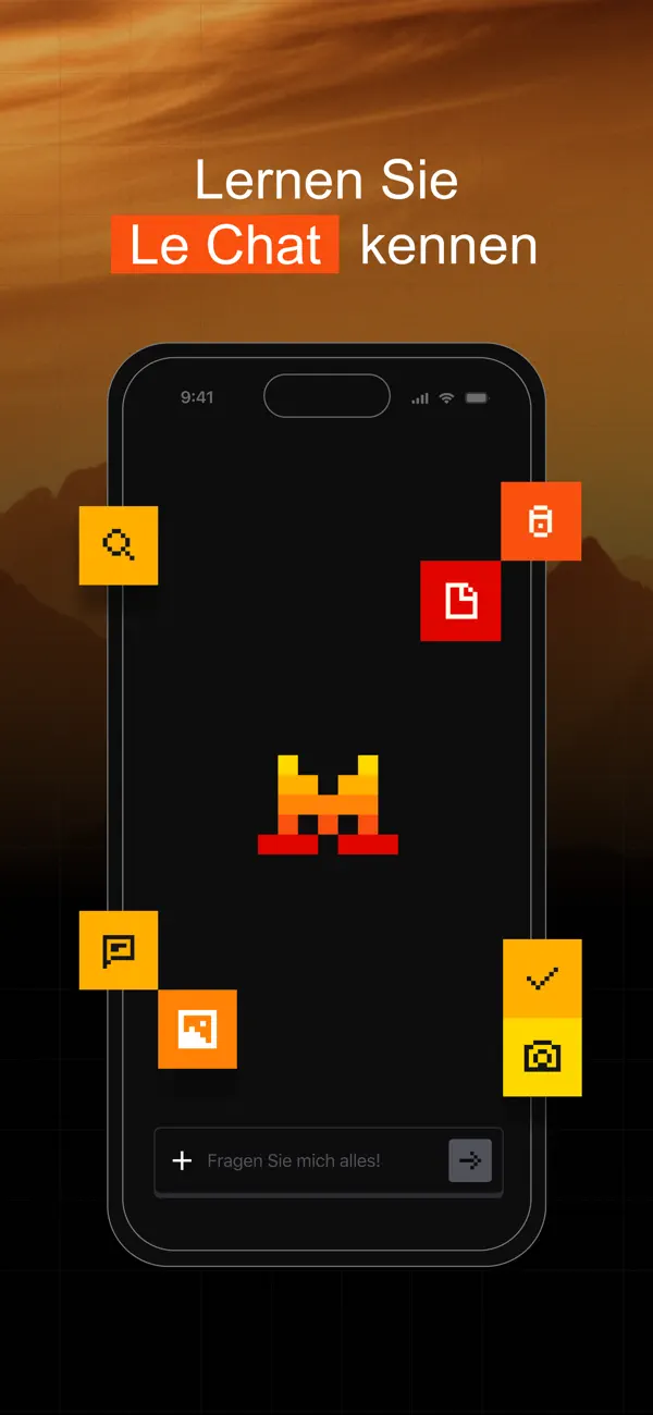 Le Chat by Mistral AI iPhone App Screenshot 1 – Produktivität