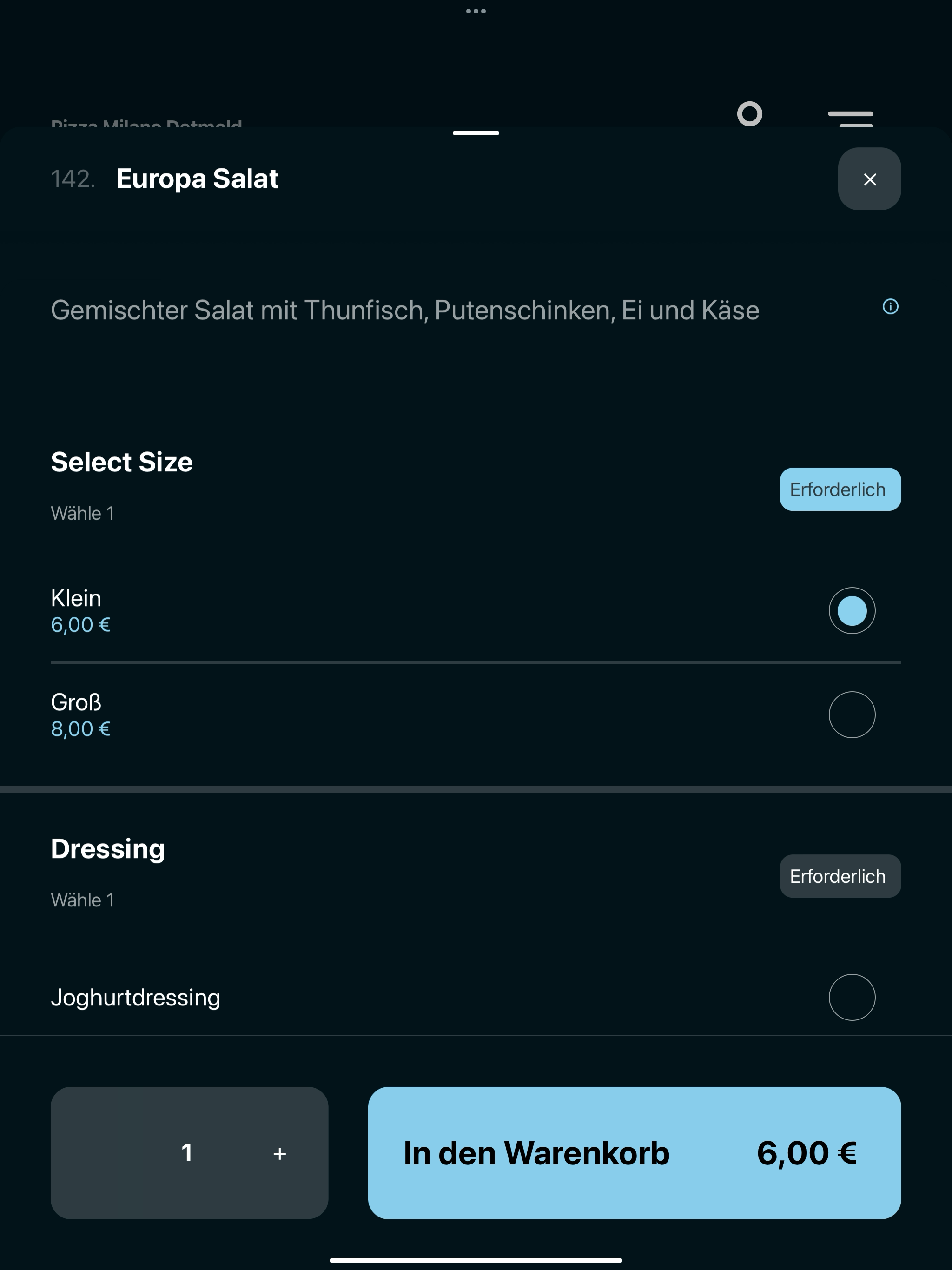Pizza Milano Detmold screenshot 8