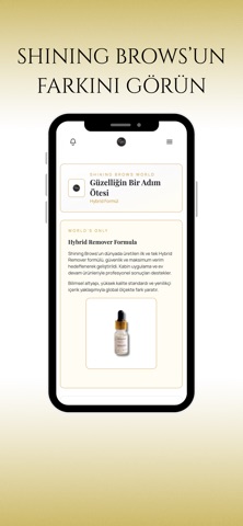 Shining Brows Expert Portal iPhone screenshot