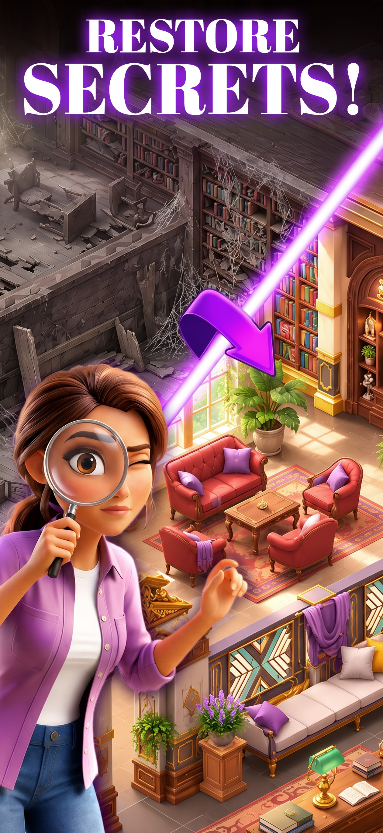 Solitaire Story: Ava's Manor screenshot 7