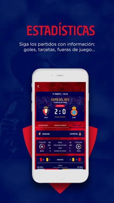 Osasuna Official App Screenshot