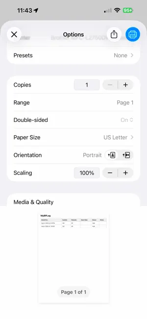 MyBPLog screenshot 3